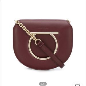 Authentic Ferragamo wine color. Comes w/receipt